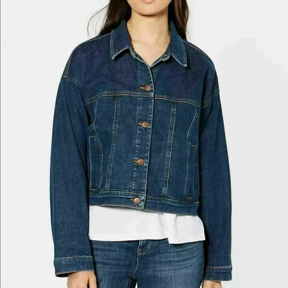 Eileen Fisher Jackets & Blazers - Eileen Fisher Cropped Denim Jacket
